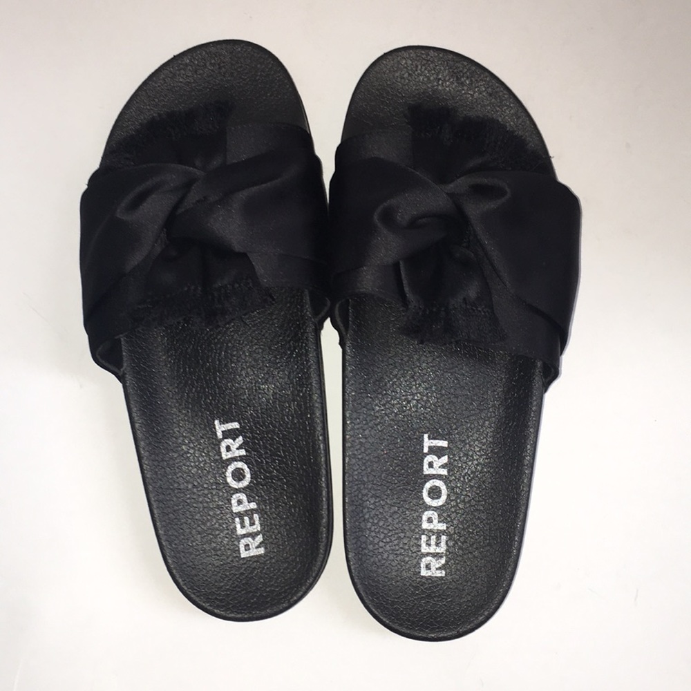💜 Report “Gracelynn” Satin Slides